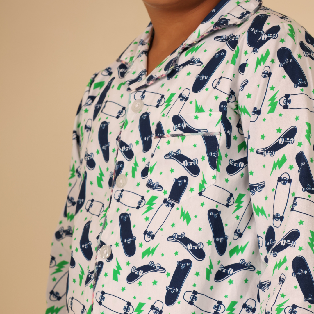 Skate Rush Print Nightsuit