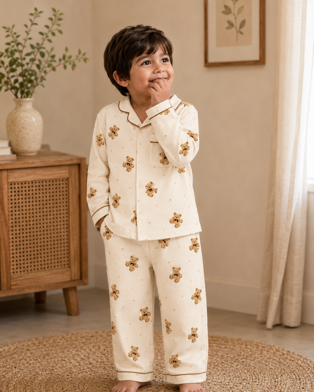 Cubby Dreams Nightsuit- Baby Blue