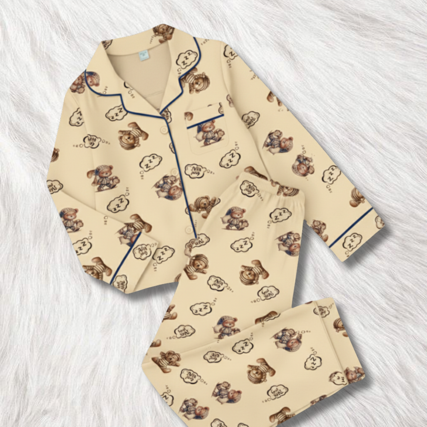 Zoom to Zzz Print Nightsuit