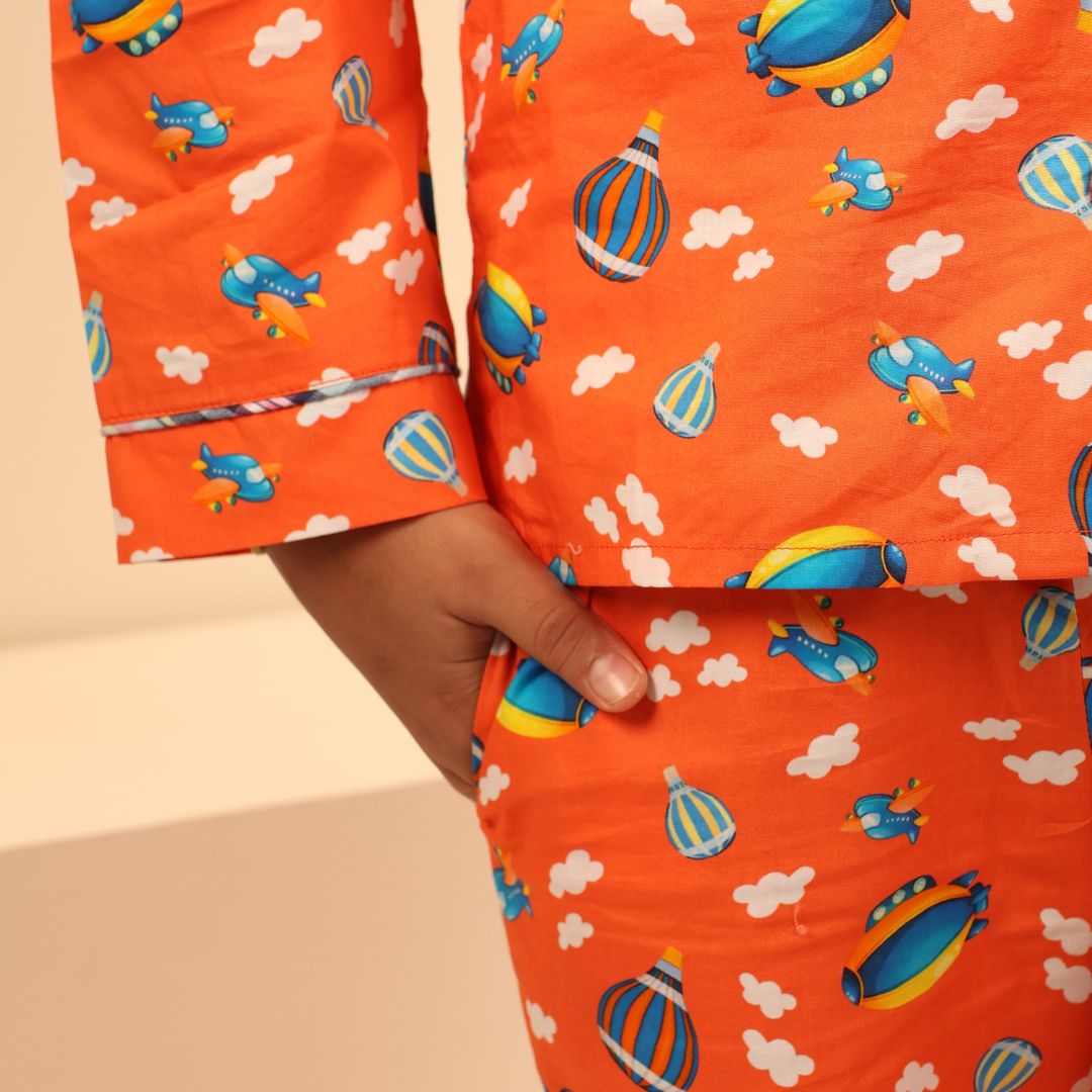 Up and Away Print Nightsuit