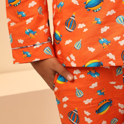 Up and Away Print Nightsuit