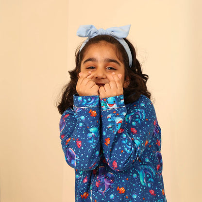 Underwater Snooze Print Nightsuit