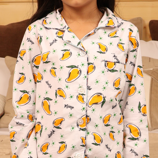 Little Mangoes Print Nightsuit