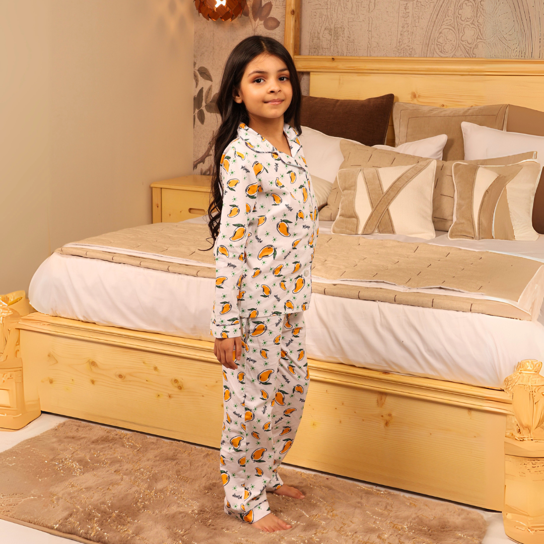 Little Mangoes Print Nightsuit