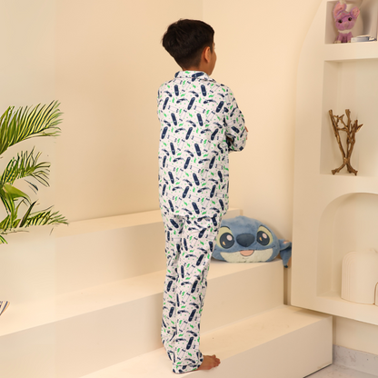Skate Rush Print Nightsuit