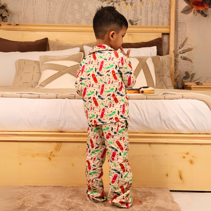 Skate Rush Print Nightsuit
