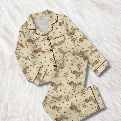 Leopard Lounge Print Nightsuit