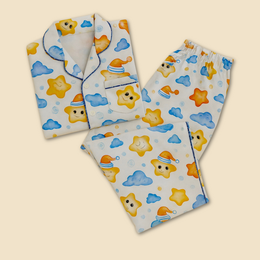 Dreamy Sky Print Nightsuit