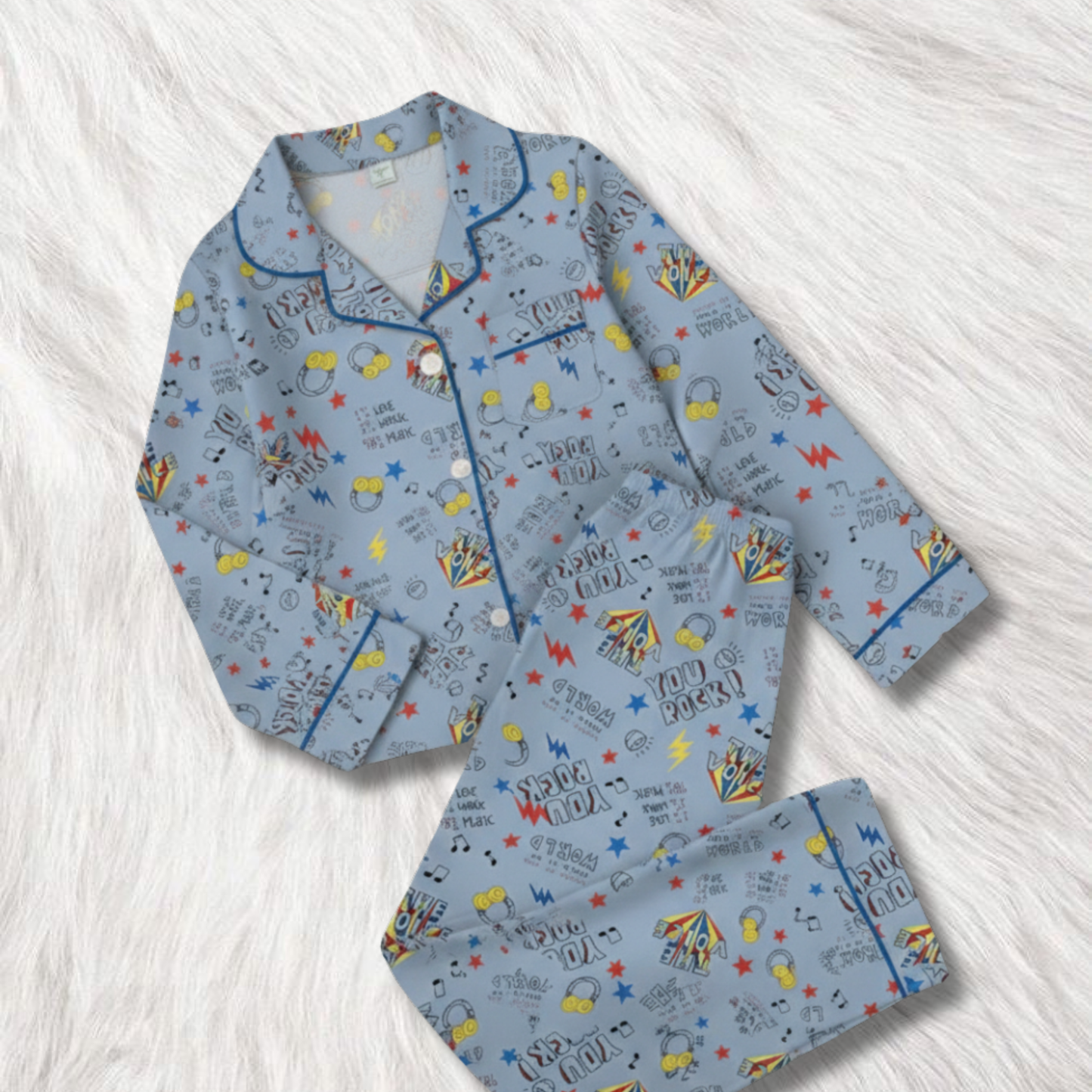 You Rock Print Nightsuit
