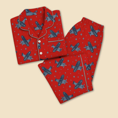 Star Flyers Print Nightsuit