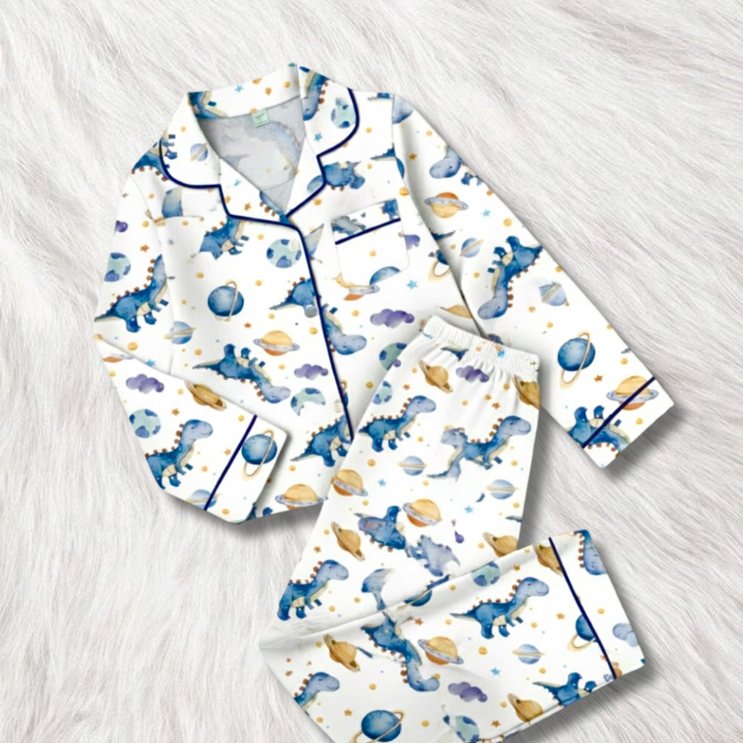 Astro Dino Print Nightsuit