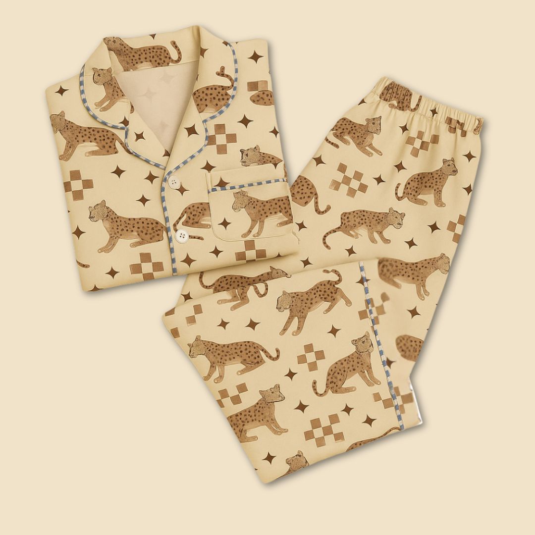 Leopard Lounge Print Nightsuit