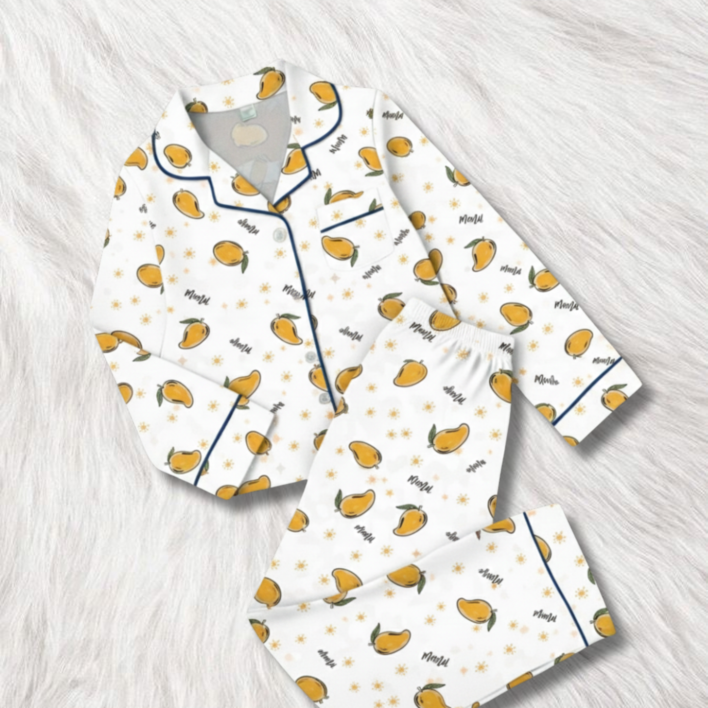 Little Mangoes Print Nightsuit
