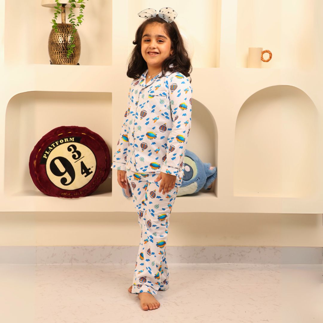 Up and Away Print Nightsuit