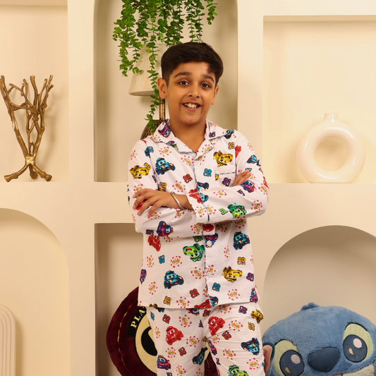 Cars Print Nightsuit