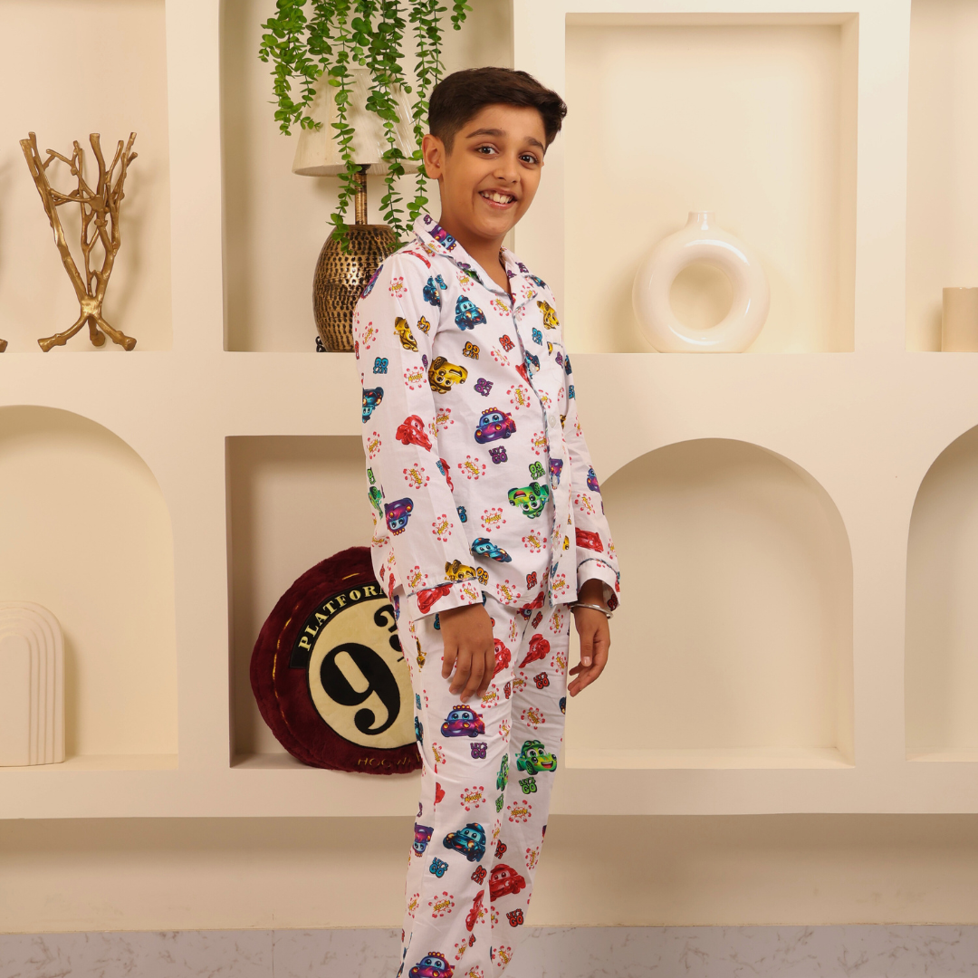 Cars Print Nightsuit