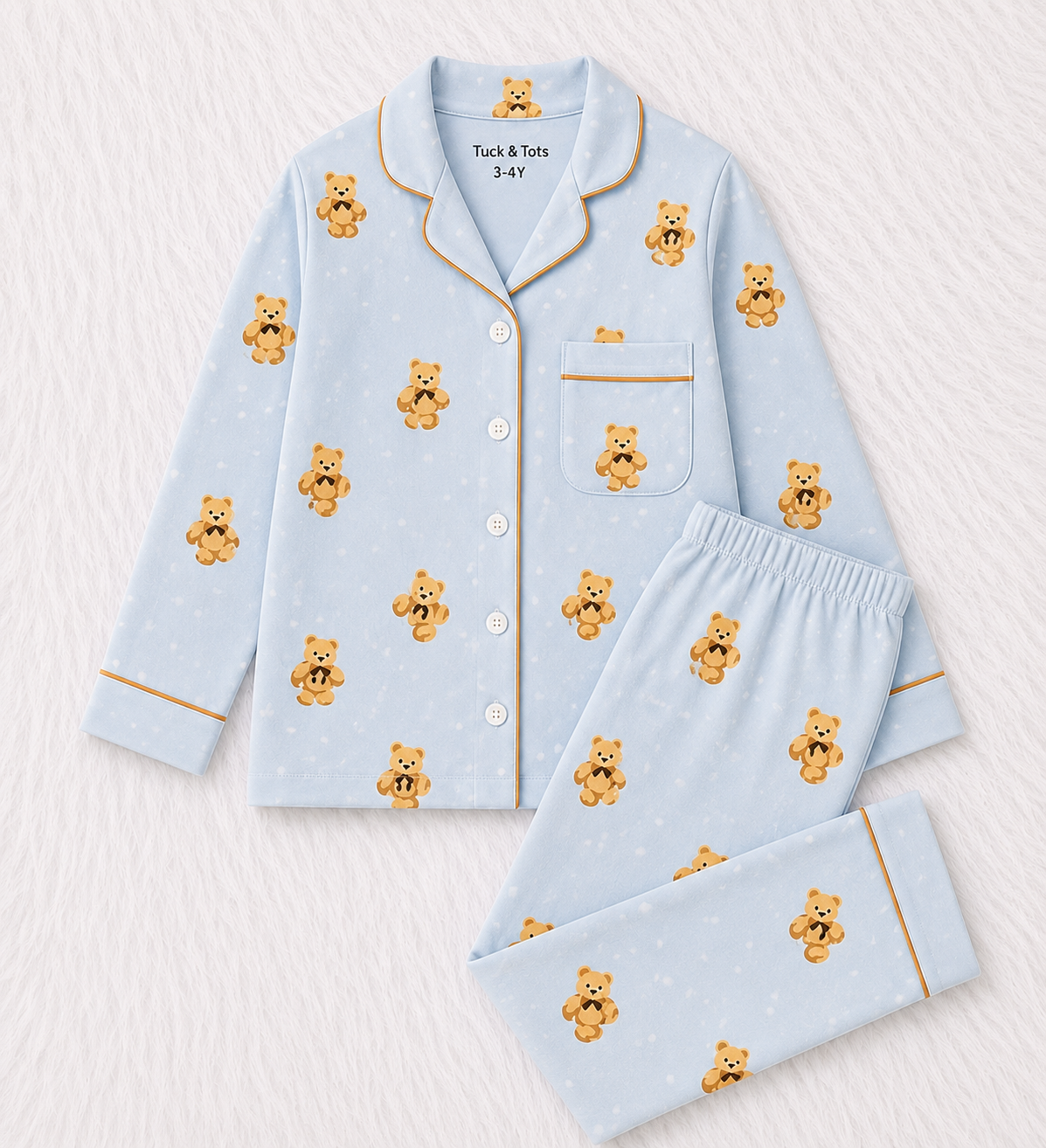 Cubby Dreams Nightsuit- Pastel Green