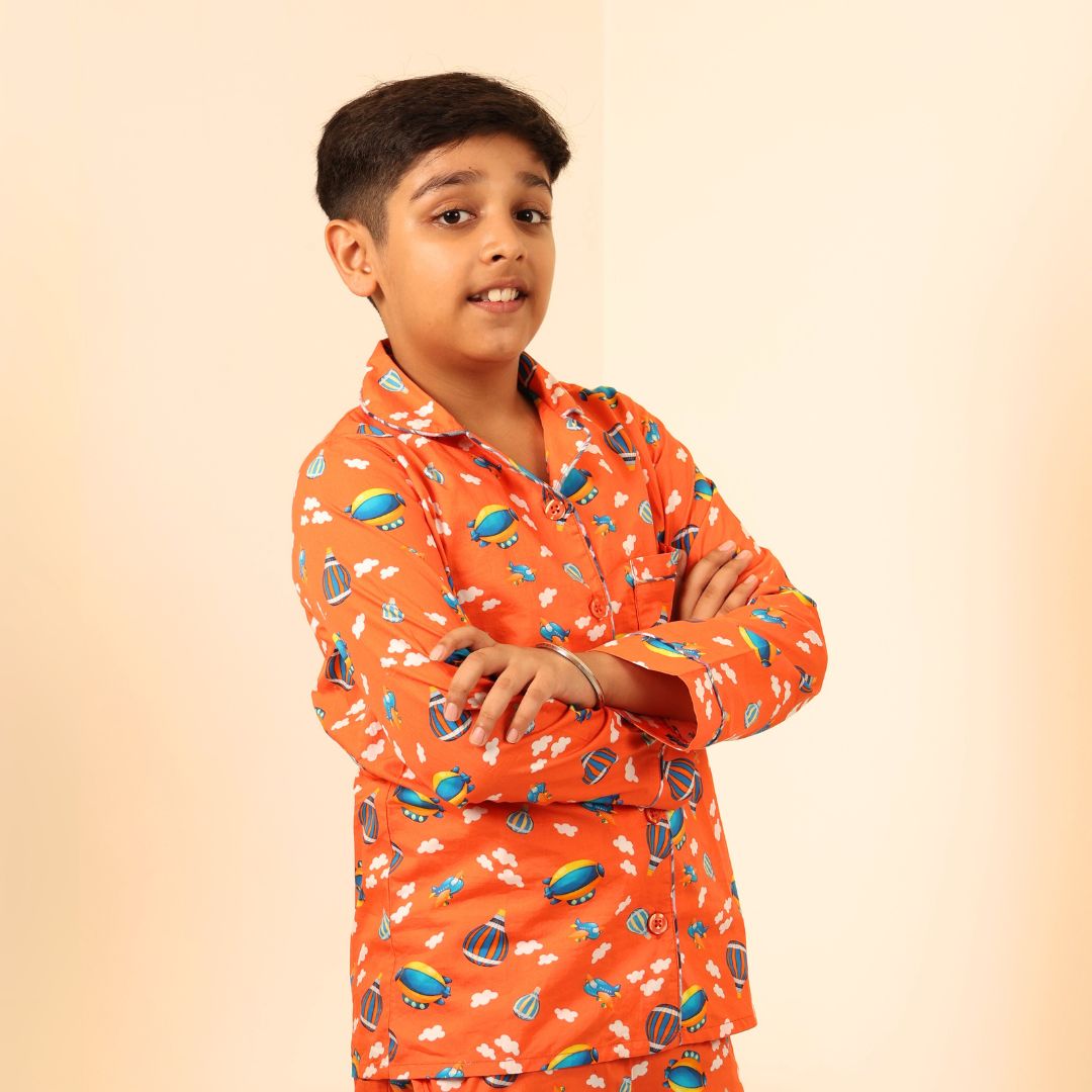 Up and Away Print Nightsuit