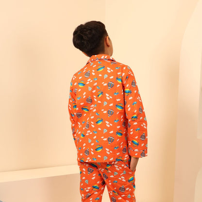 Up and Away Print Nightsuit