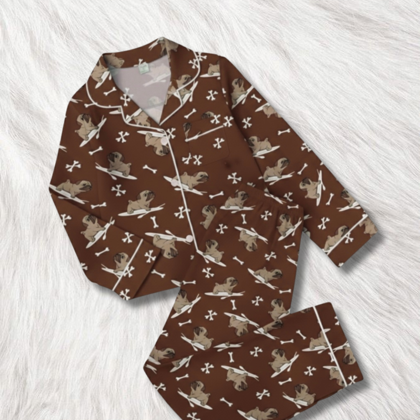 Pug & Play Print Nightsuit