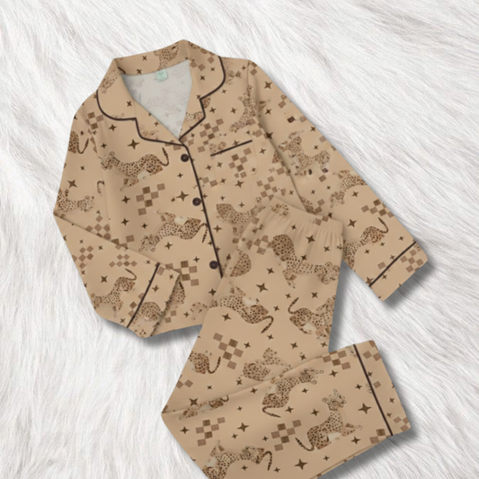 Leopard Lounge Print Nightsuit