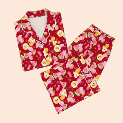 Fruity Friends Print Nightsuit