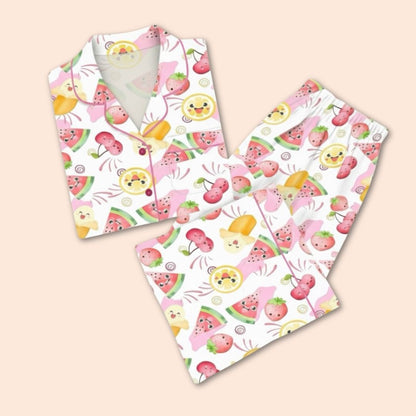Fruity Friends Print Nightsuit
