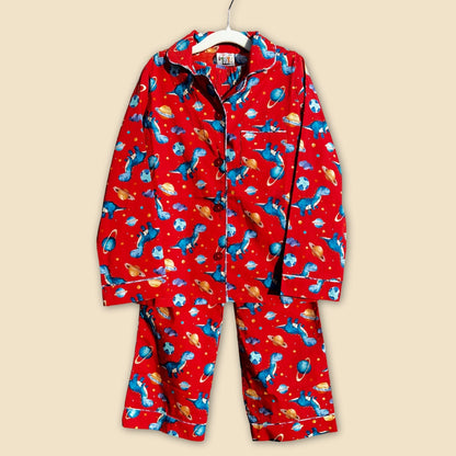 Astro Dino Print Nightsuit