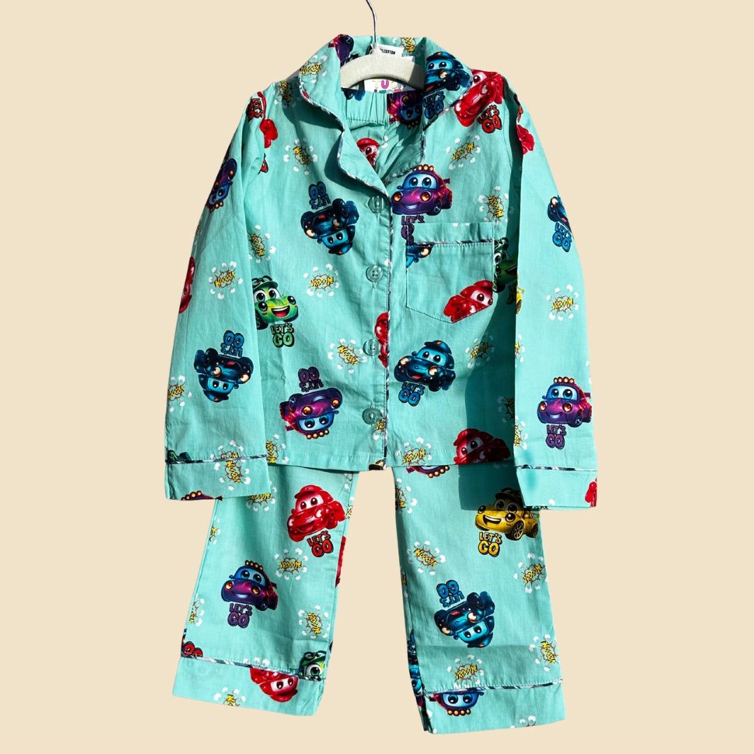 Cars Print Nightsuit