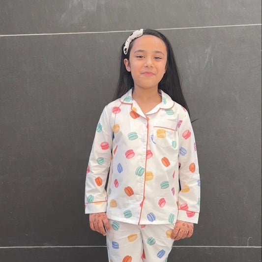 Macaron Magic Print Nightsuit