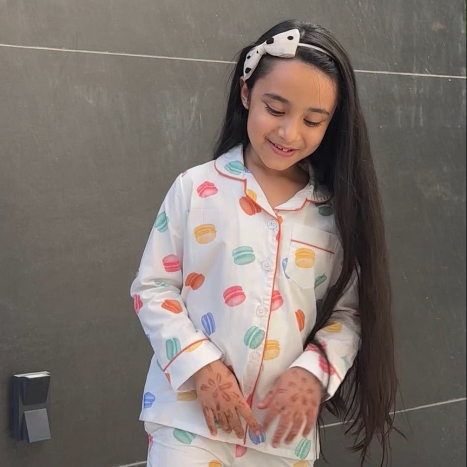 Macaron Magic Print Nightsuit