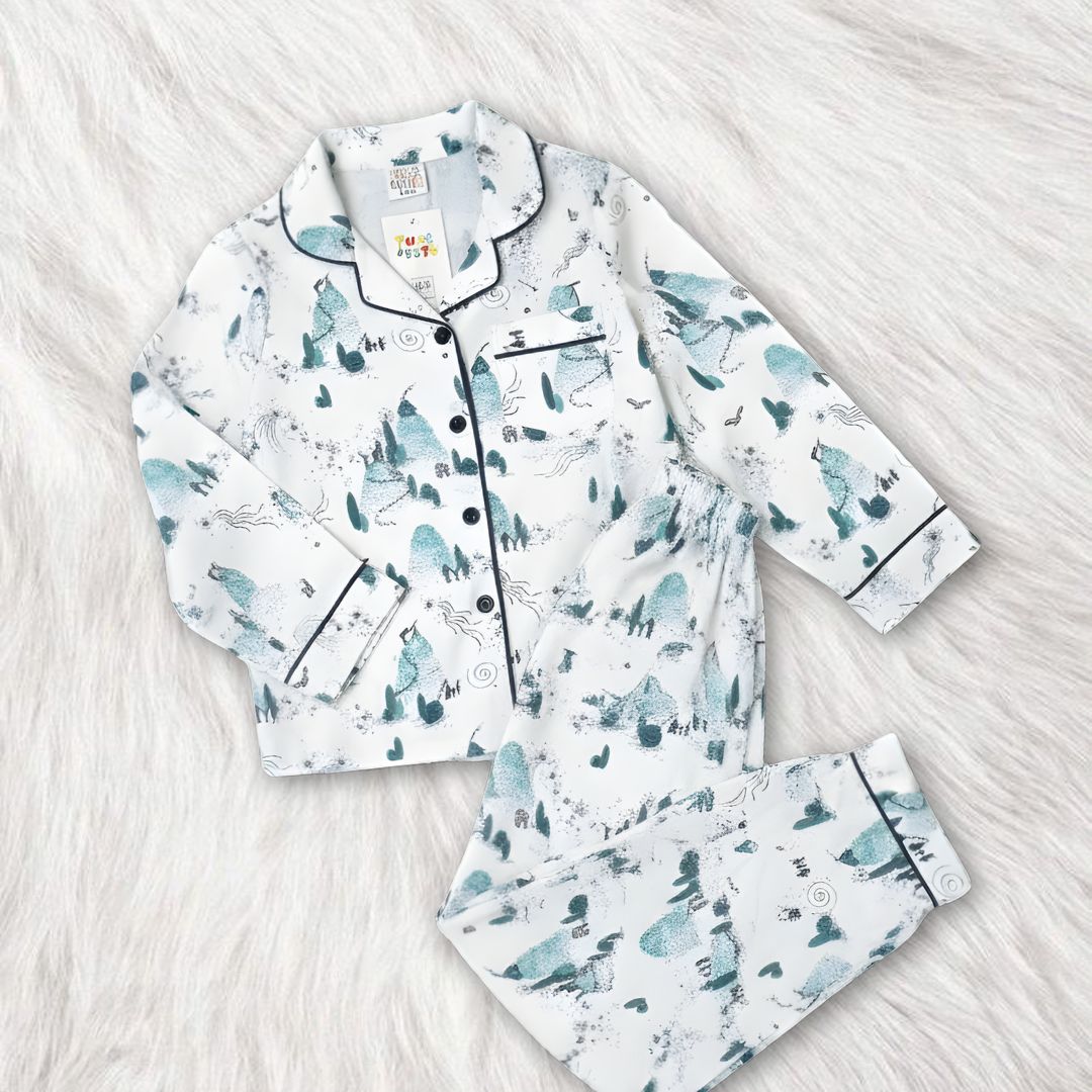 Soft Snowstorm Nightsuit