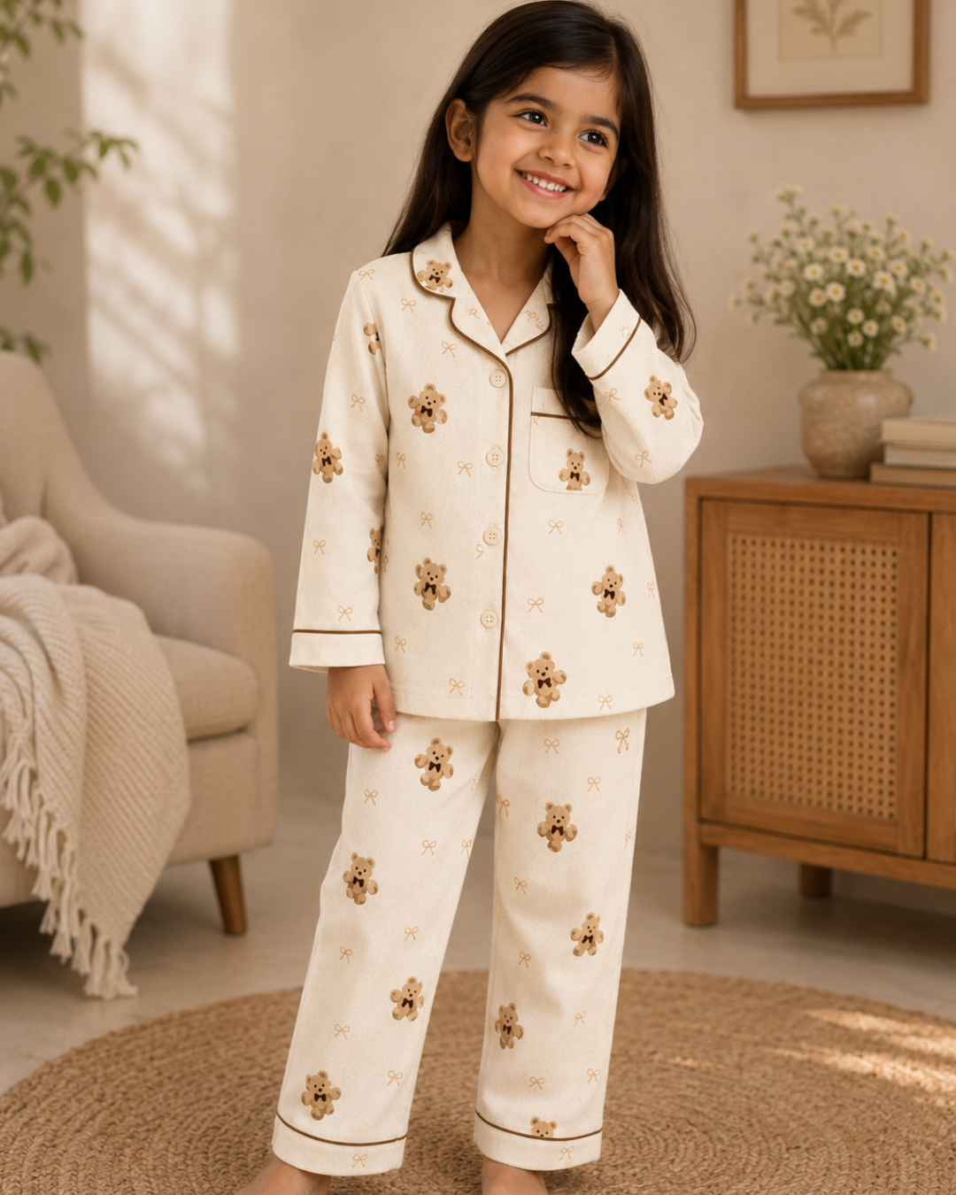 Little Bow Bear Nightsuit